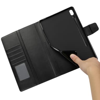 SKALO Samsung Tab S7/S8 PU-Läder Fodral - Svart