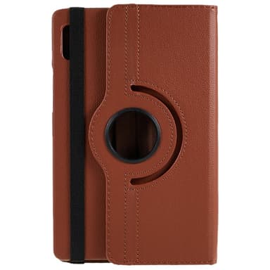 SKALO Lenovo Tab M9 360 Litchi Fodral - Brun