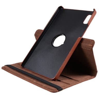 SKALO Lenovo Tab M9 360 Litchi Fodral - Brun