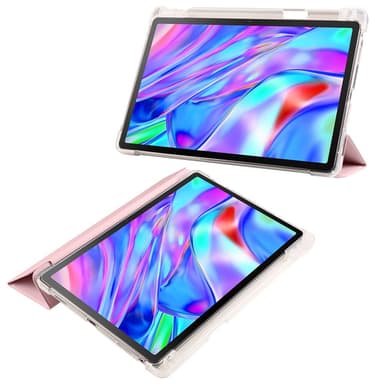 SKALO Lenovo Tab P11 Gen 2 Trifold Fodral med Transparent Baksida - Rosa