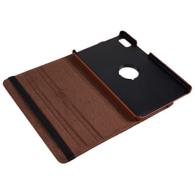 SKALO Lenovo Tab M9 360 Litchi Fodral - Brun
