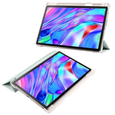 SKALO Lenovo Tab P11 Gen 2 Trifold Fodral med Transparent Baksida - Turkos