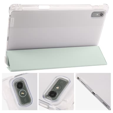 SKALO Lenovo Tab P11 Gen 2 Trifold Fodral med Transparent Baksida - Turkos