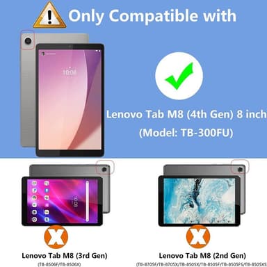 SKALO Lenovo Tab M8 Gen 4 TPU Skal - Transparent