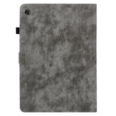 SKALO Lenovo Tab M7 (Gen 3) Cute Tiger PU-Läder Fodral - Grå