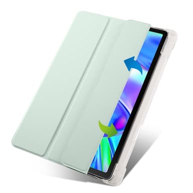 SKALO Lenovo Tab P11 Gen 2 Trifold Fodral med Transparent Baksida - Turkos