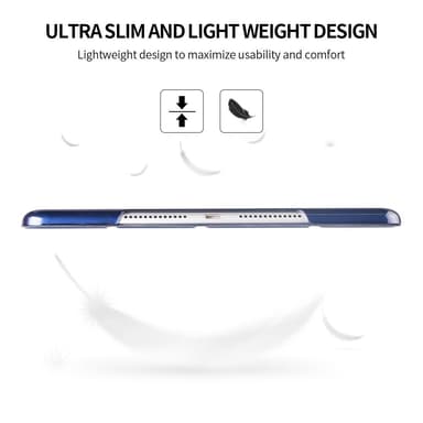SKALO iPad 10.2 Trifold Fodral - Mörkblå