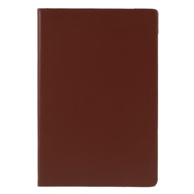 SKALO Samsung Tab S6 Lite 360 Litchi Fodral - Brun