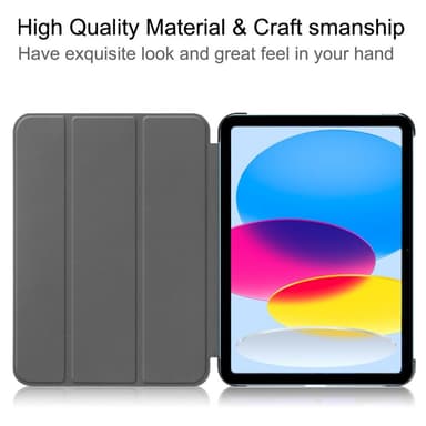 SKALO iPad 10.9 (2022) Trifold Fodral - Roséguld