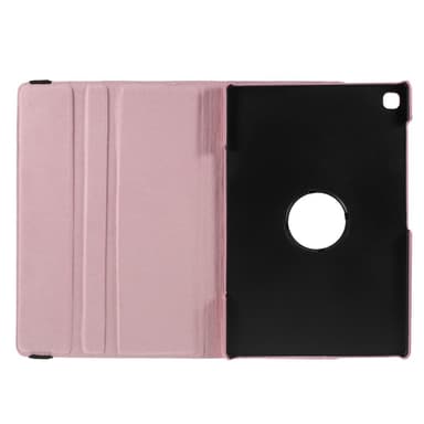 SKALO Samsung Tab S6 Lite 360 Litchi Fodral - Rosa