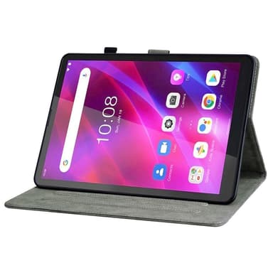 SKALO Lenovo Tab M7 (Gen 3) Cute Tiger PU-Läder Fodral - Grå