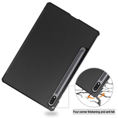 SKALO Samsung Tab S8 Trifold Fodral - Svart