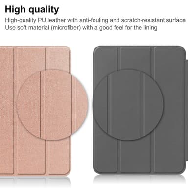 SKALO iPad 10.9 (2022) Trifold Fodral - Roséguld