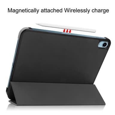 SKALO iPad 10.9 (2022) Trifold Fodral - Svart