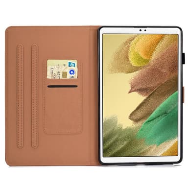 SKALO Samsung Tab A7 Lite PU-Läder Fodral - Grön