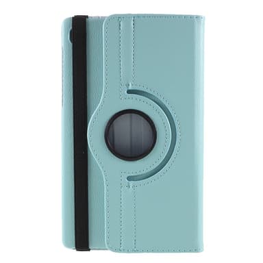 SKALO Samsung Tab A7 Lite 360 Litchi Fodral - Turkos