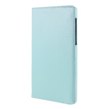 SKALO Samsung Tab A7 Lite 360 Litchi Fodral - Turkos