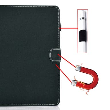 SKALO Samsung Tab A7 Lite PU-Läder Fodral - Grön