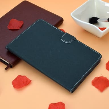 SKALO Samsung Tab A7 Lite PU-Läder Fodral - Grön