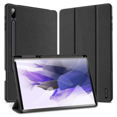 DUX DUCIS Samsung Tab S7+/S7 FE/S8+ DOMO Series Trifold Fodral - Svart