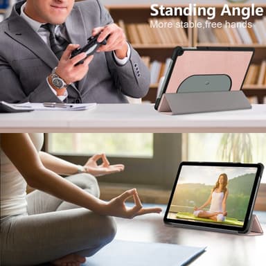 SKALO Google Pixel Tablet Trifold Fodral - Roséguld