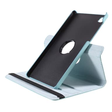SKALO Samsung Tab A7 Lite 360 Litchi Fodral - Turkos