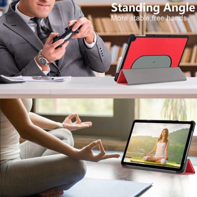 SKALO Google Pixel Tablet Trifold Fodral - Röd
