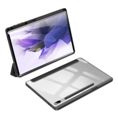 DUX DUCIS Samsung Tab S7+/S7 FE/S8+ TOBY Series Trifold Fodral - Svart