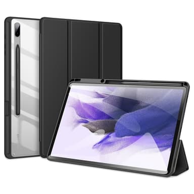 DUX DUCIS Samsung Tab S7+/S7 FE/S8+ TOBY Series Trifold Fodral - Svart