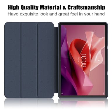 SKALO Lenovo Tab P12 Trifold Fodral - Mörkblå