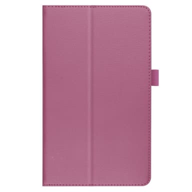 SKALO Samsung Tab A7 Lite Duofold Litchi Fodral - Lila