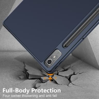 SKALO Lenovo Tab P12 Trifold Fodral - Mörkblå