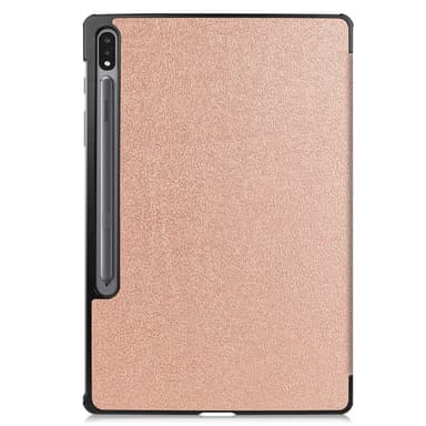 SKALO Samsung Tab S7 FE Trifold Fodral - Roséguld