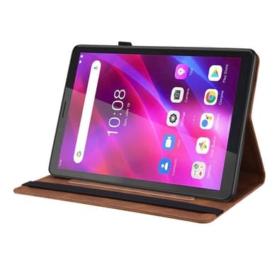 SKALO Lenovo Tab M7 (Gen 3) Mandala Butterfly Fodral - Brun