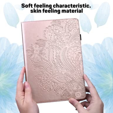 SKALO Google Pixel Tablet Mandala Fodral - Roséguld