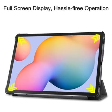 SKALO Samsung Tab S6 Lite Trifold Fodral - Grå