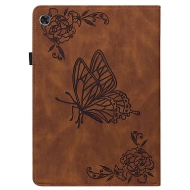 SKALO Lenovo Tab M7 (Gen 3) Mandala Butterfly Fodral - Brun
