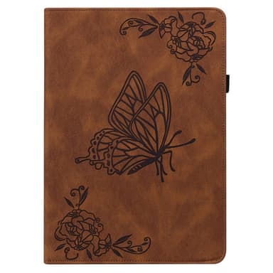 SKALO Lenovo Tab M7 (Gen 3) Mandala Butterfly Fodral - Brun