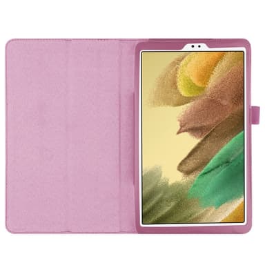 SKALO Samsung Tab A7 Lite Duofold Litchi Fodral - Lila