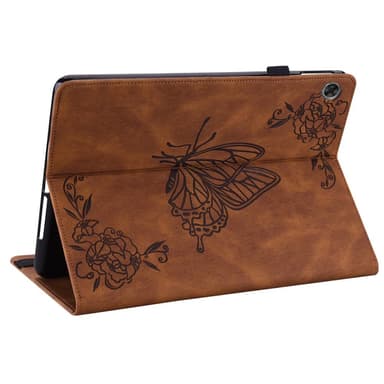 SKALO Lenovo Tab M7 (Gen 3) Mandala Butterfly Fodral - Brun