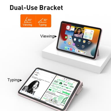 SKALO iPad Mini (2021) Trifold Fodral - Svart