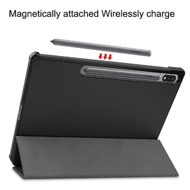 SKALO Samsung Tab S7 FE Trifold Fodral - Svart