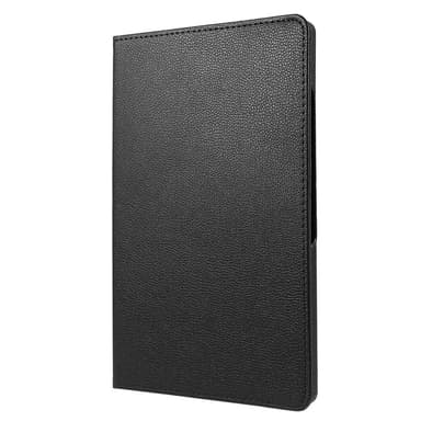 SKALO Samsung Tab A8 10.5 (2021/2022) 360 Litchi Fodral - Svart