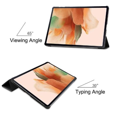 SKALO Samsung Tab S7 FE Trifold Fodral - Svart