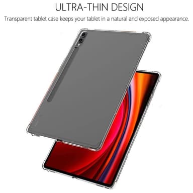 SKALO Samsung Tab S9 Ultra TPU Skal - Transparent