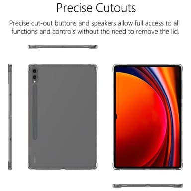 SKALO Samsung Tab S9 Ultra TPU Skal - Transparent