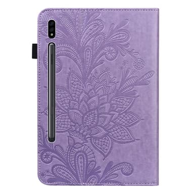 SKALO Samsung Tab S8 Mandala Fodral - Lila