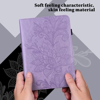 SKALO Samsung Tab S8 Mandala Fodral - Lila