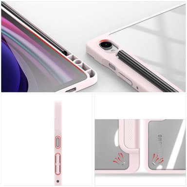 DUX DUCIS Samsung Tab S9/S9 FE TOBY Series Trifold Fodral - Rosa
