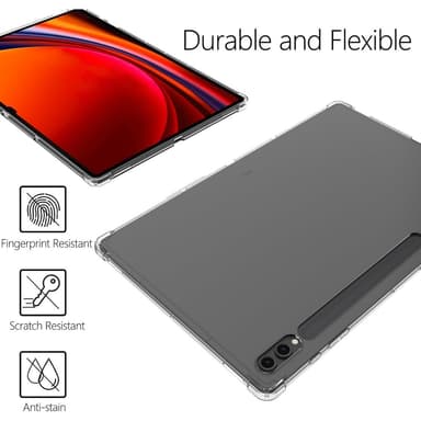 SKALO Samsung Tab S9 Ultra TPU Skal - Transparent